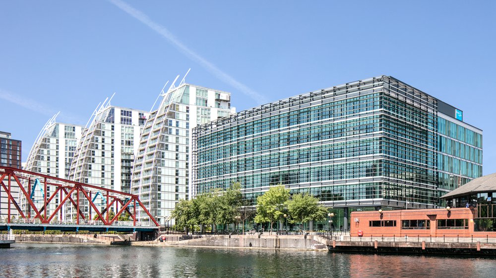 Image of the new Bupa UK Headquarters located on Salford Keys in Manchester