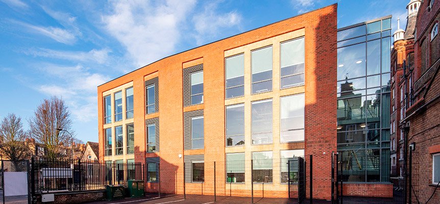 Exterior view of the Fulham Boys School