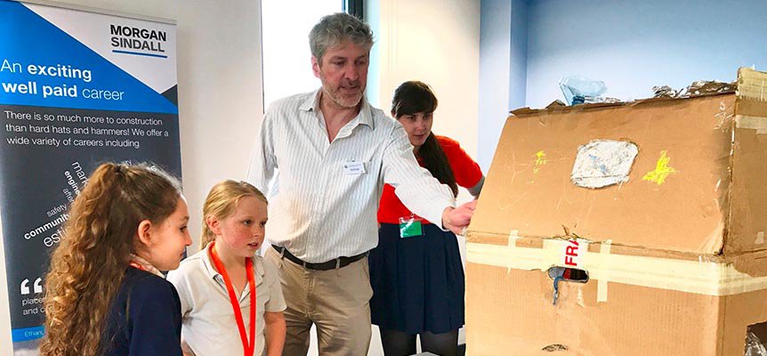 Morgan Sindall Construction team at the Grow your own home Challenge event