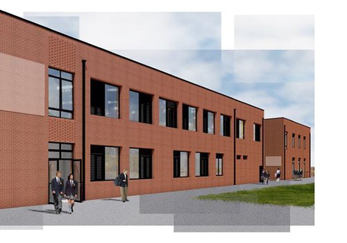 Image of the proposed East Point Academy to be built by Morgan Sindall Construction