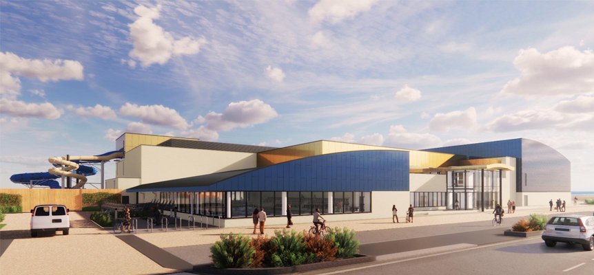 Image of the proposed Great Yarmouth Marina Centre to be built by Morgan Sindall Construction