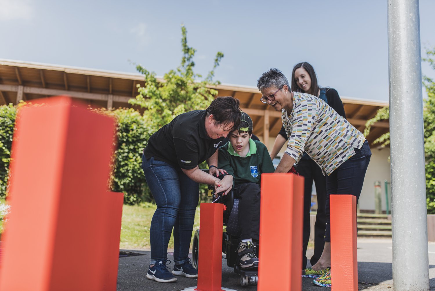 Image of Helen Clements volunteering at an event in Cambridge