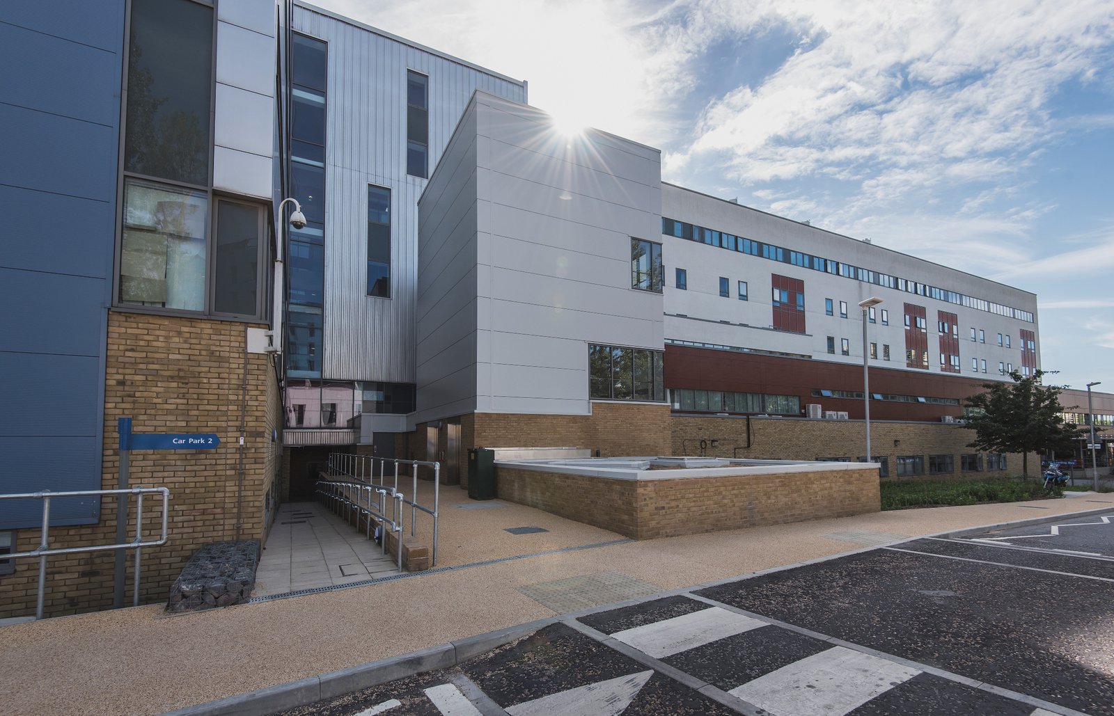 Picture of the outside of the Addenbrookes Hospital Building