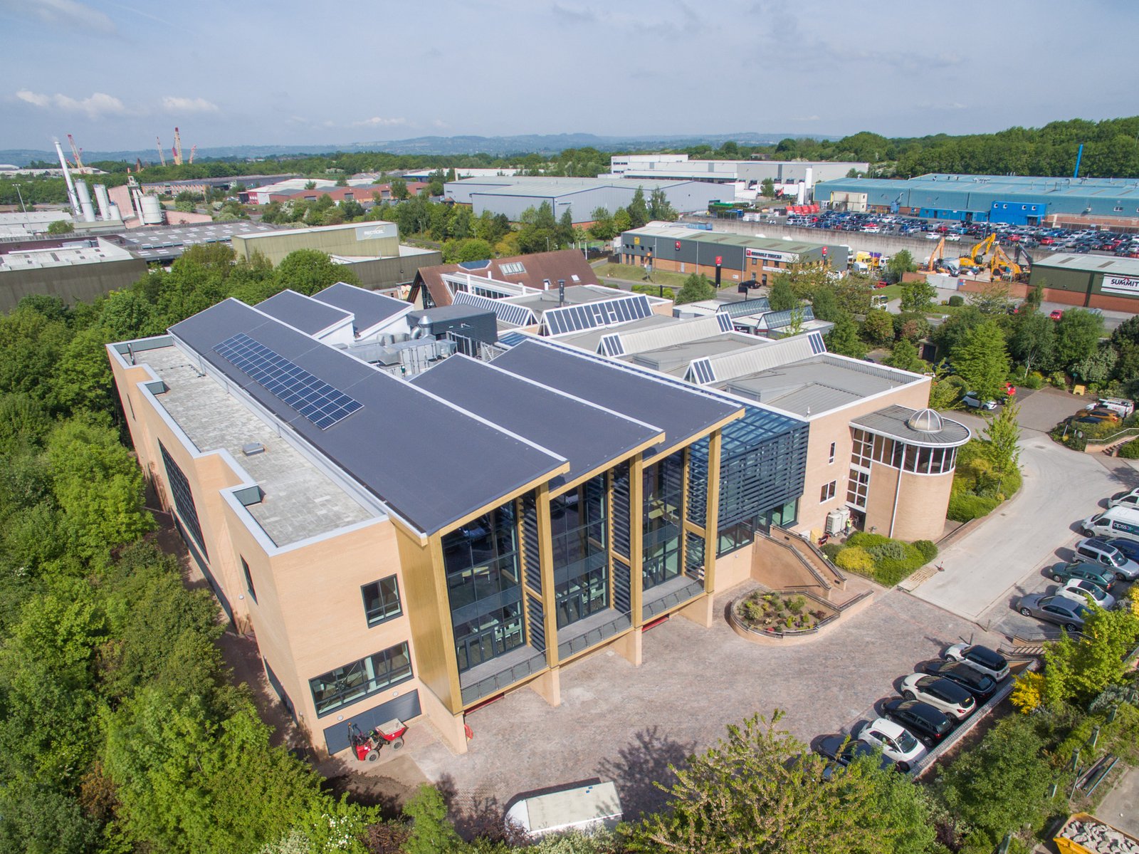 Image of the completed Slimming World extension to their HQ
