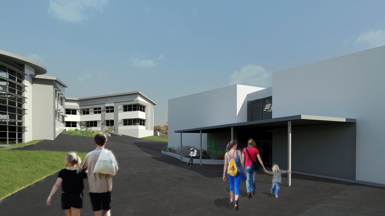Image of the proposed extension to Torquay Academy