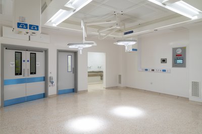 The completed hospital theatre space at Scunthorpe Hospital
