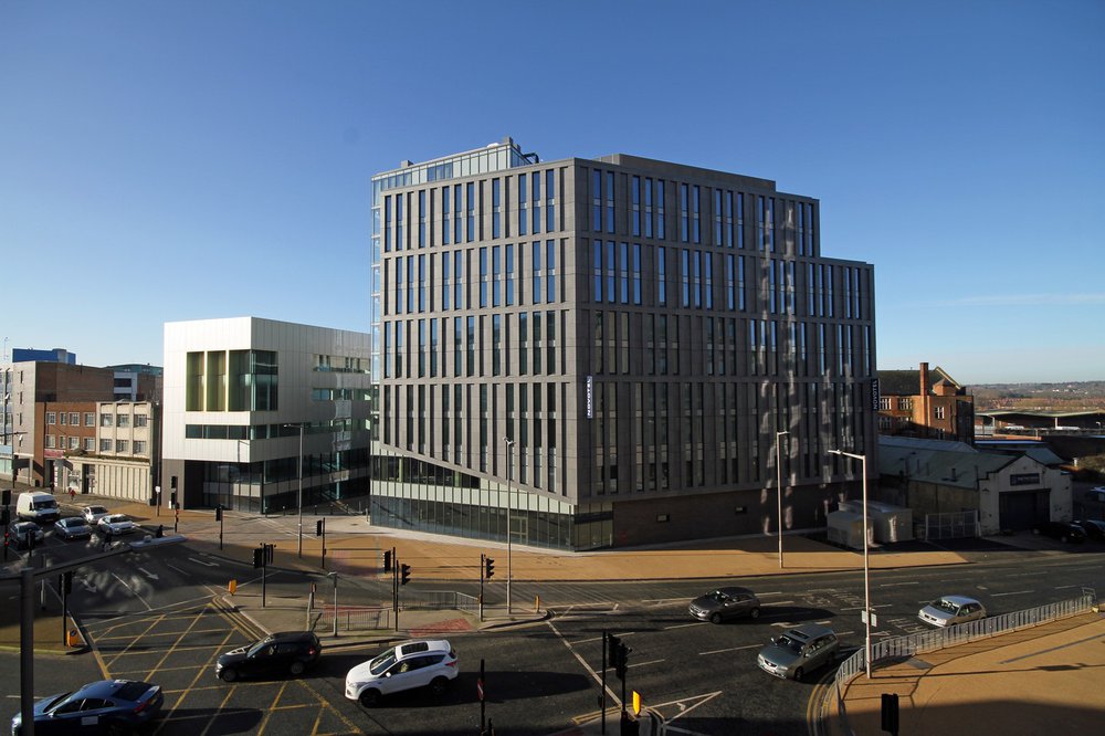 Exterior of Great Central Square, Leicester (Project Medius)