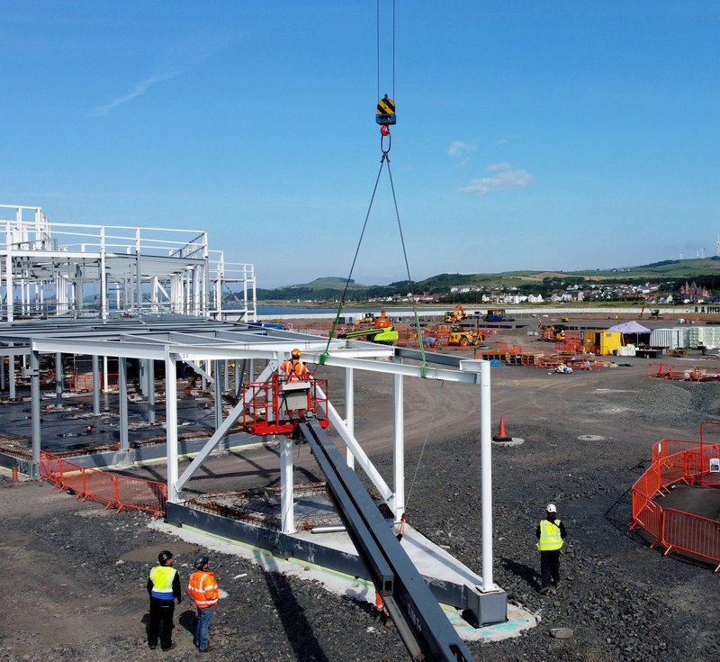 Ardrossan Community Campus Steel signing
