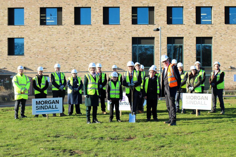 A ground breaking ceremony has been held to mark the start of Chantry Academy's expansion project