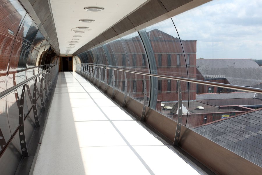 Image of the Bassetlaw Bridge at Bassetlaw Hospital in Worsop