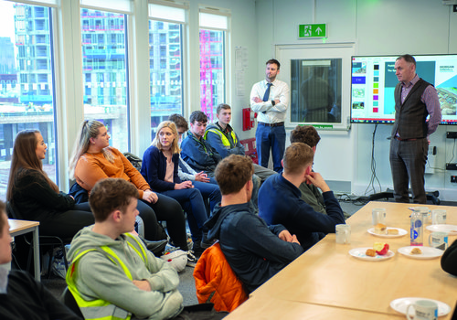 One of the event held with students at the Knowledge Quad in Liverpool