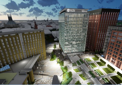 Proposed image of The Spine, located in Paddington Village development in the centre of Liverpool