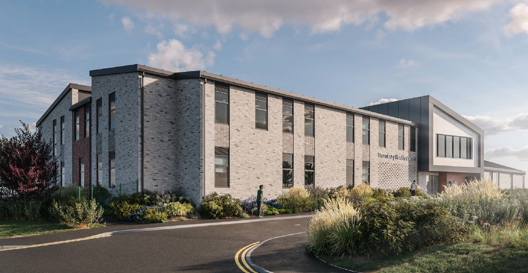 CGI of Thornbury Health Centre
