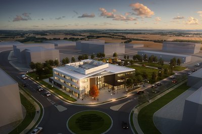 Proposed design for the Cambridge Launchpad facility