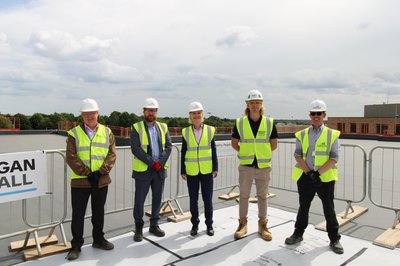 Chantry Academy Topping Out ceremony 2