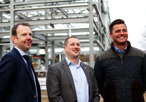 Three members of the Morgan Sindall Construction team