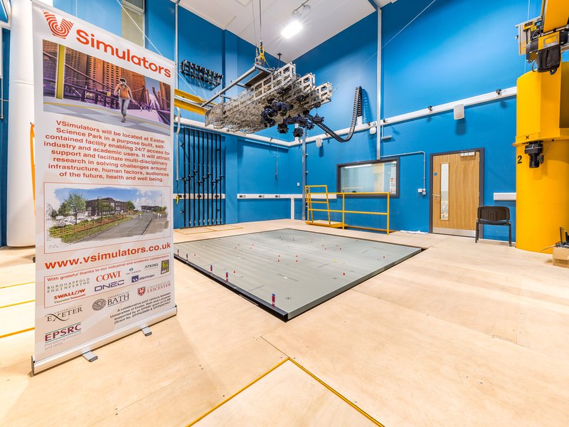 Image of the robotic laboratory at the Exeter Science Park