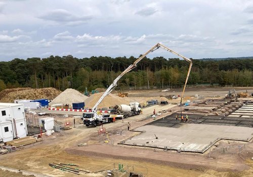 First phase slab pour - Aug 26