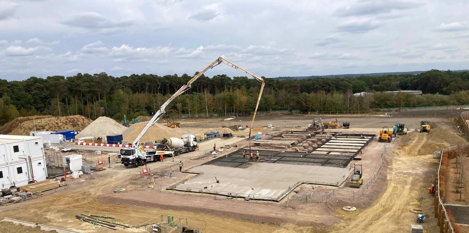 First phase slab pour - Aug 26