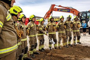 Hertfordshire Fire and Rescue’s new Operational Live Fire Training facility groundbreaking 3
