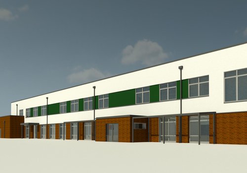 Image of the proposed Hethersett Primary School to be built by Morgan Sindall Construction