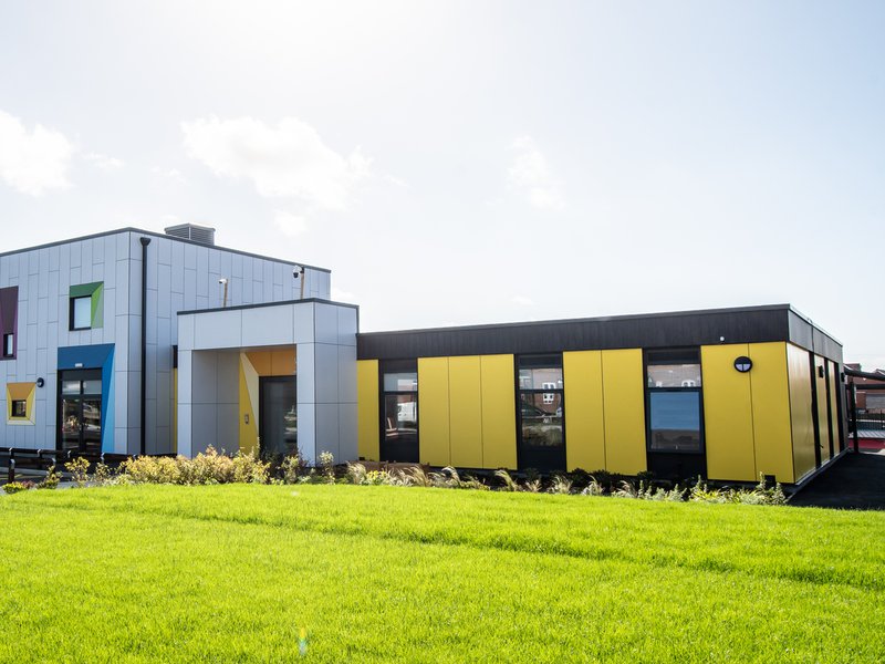 Exterior view of Highfields Spencer Academy in Derby