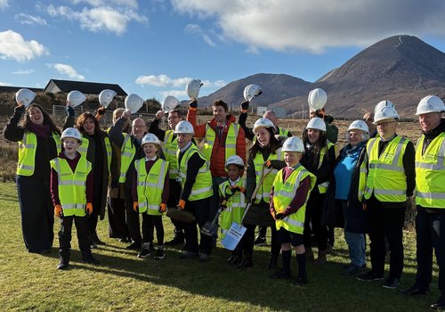 Broadford turf cutting 2