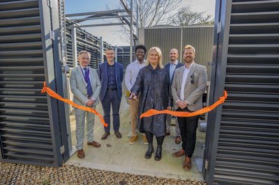 L-R, Simon Bull, Ian Rodger, Fouad Amuni, Lisa Mann, Daniel Blood, Nicholas Cole