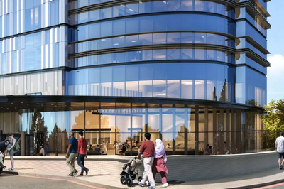 A design for the new women and children's hospital building