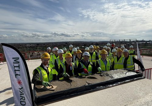 Mill Yard topping out ceremony in Cambridge (2)
