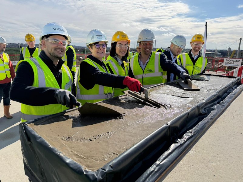 Mill Yard topping out ceremony in Cambridge (1)