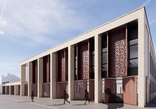Image of the proposed Rockwood Academy School in Birmingham