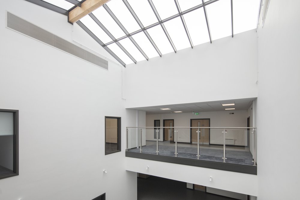 Mezzanine area of the Rockwood Academy School in Birmingham