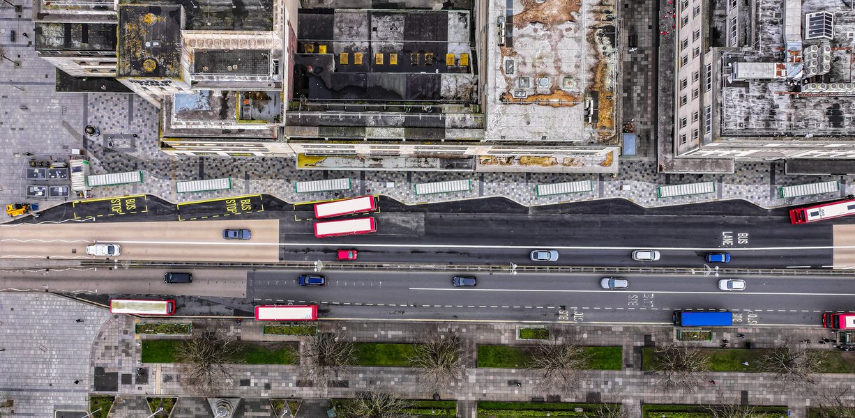 Royal Parade Birds Eye View