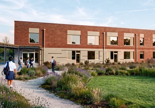 Sarum Academy Expansion CGI. Credit - Footprint Architects