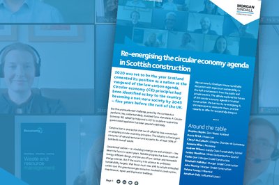 Image of the attendees to the roundtable discussion - Scottish Circular economy