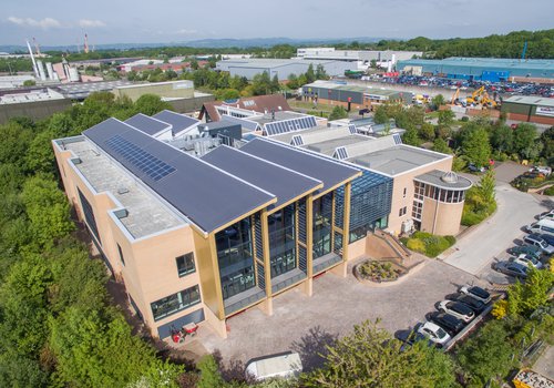 Image of the completed Slimming World extension to their HQ