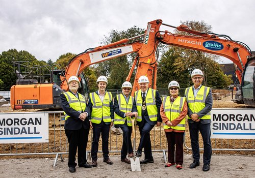 Stevenage Leisure Centre groundbreaking