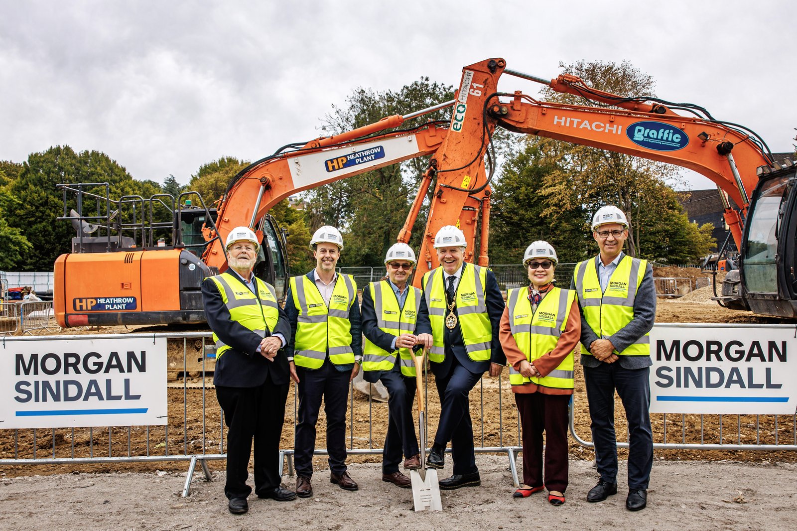 Stevenage Leisure Centre groundbreaking