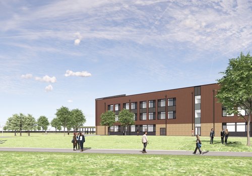 The Kingsbrook School expansion - CGI 1