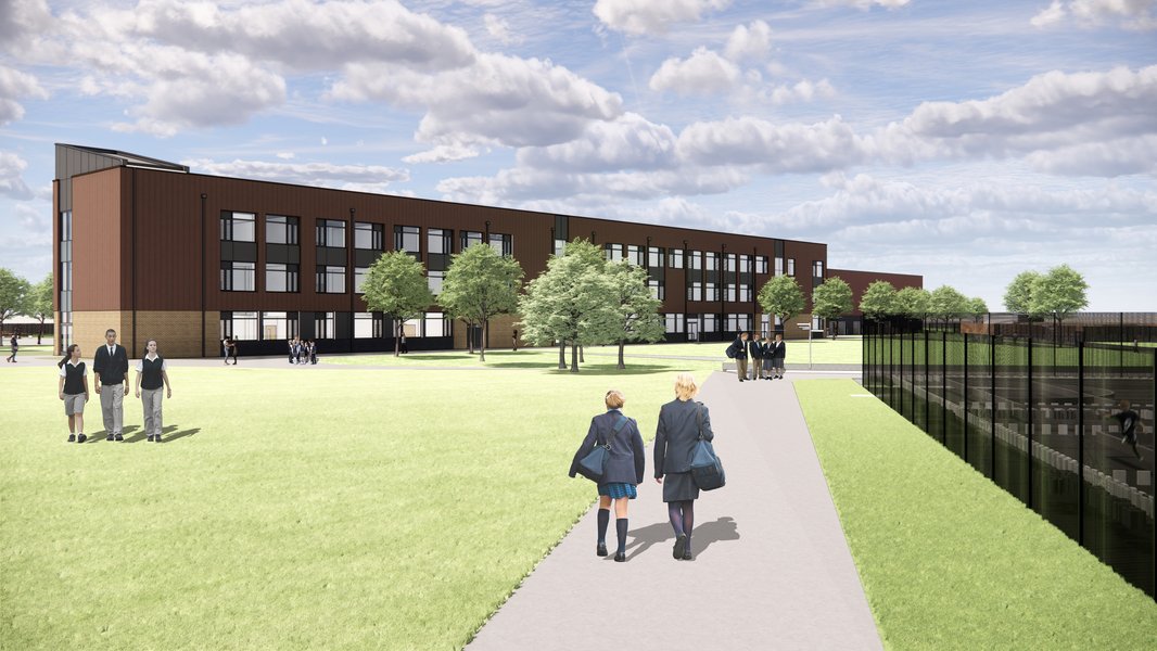 The Kingsbrook School expansion - CGI 2