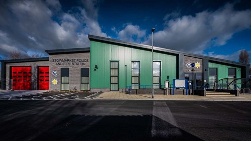 The Stowmarket Fire & Police Station was built under the previous iteration of Suffolk County Council's construction framework