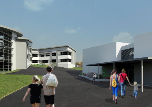 Image of the proposed extension to Torquay Academy