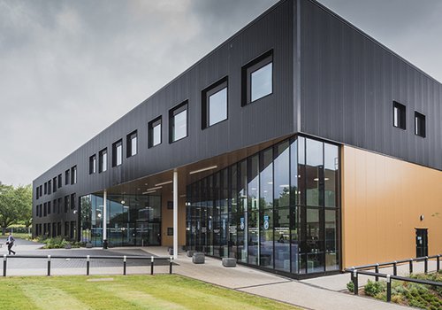 Image of the front of the Wrexham School