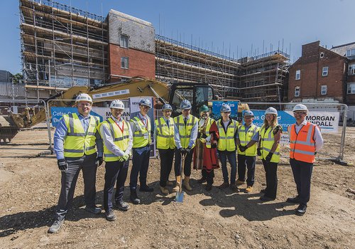 Ground breaking ceremony at CEFAS project in Lowestoft