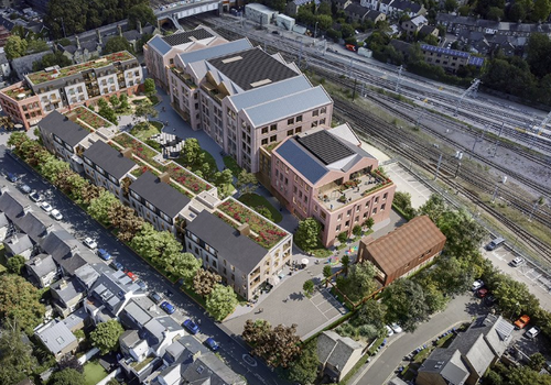 The planned design of the end result of Mill Yard